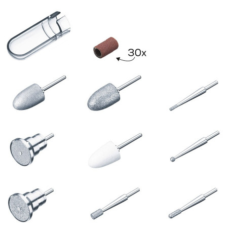 Embouts de manucure/pédicure (x11) pour Beurer MP 100 MP 200