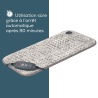 HK 126 XXL Teddy boucl? - Coussin chauffant XXL - Couleur taupe