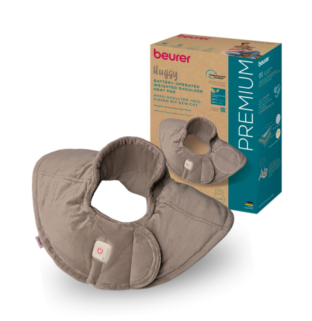 HK 165 GP Taupe - Coussin chauffant ? batterie pour ?paules