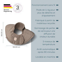 HK 165 GP Taupe - Coussin chauffant ? batterie pour ?paules