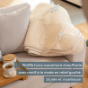 HD 72 Waffle ivoire - Couverture chauffante