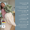 HD 72 Waffle ivoire - Couverture chauffante