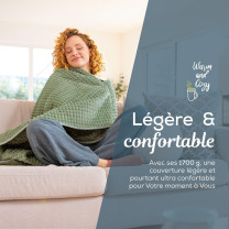 HD 72 Waffle vert - Couverture chauffante